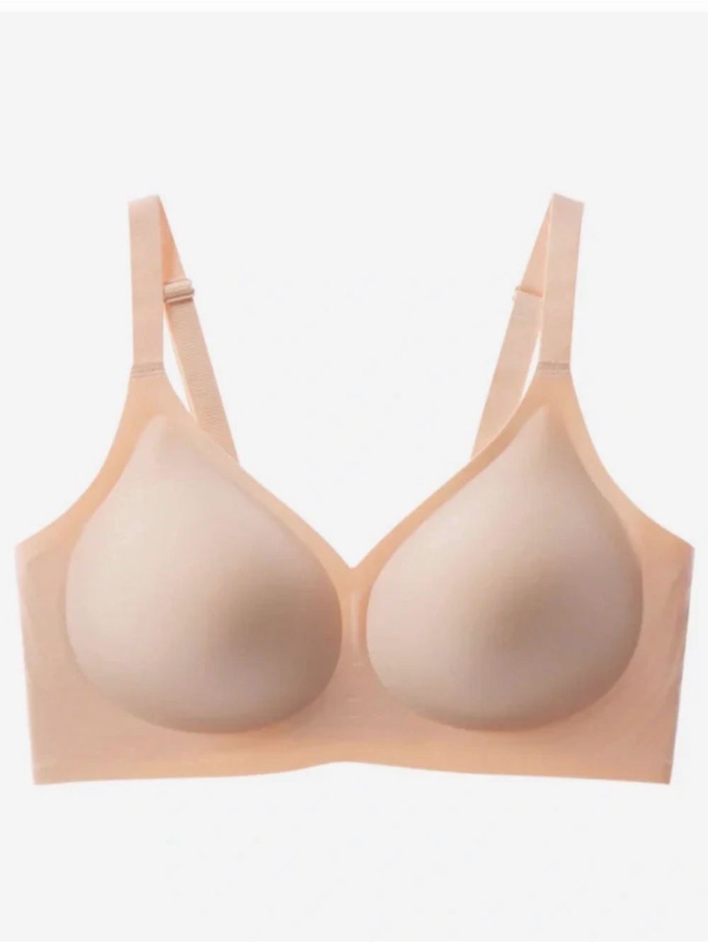 Seamless Nude T-Shirt Bra with Light Support